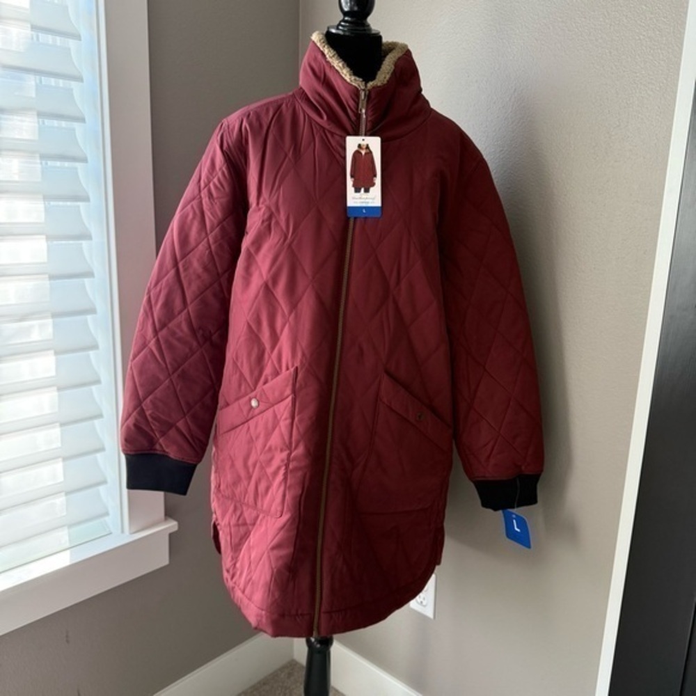 NWT Weatherproof Vintage women’s quilted jacket size large